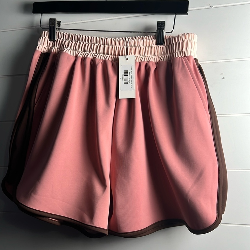 Why dress nwt large shorts mauve, pink and brown   A430